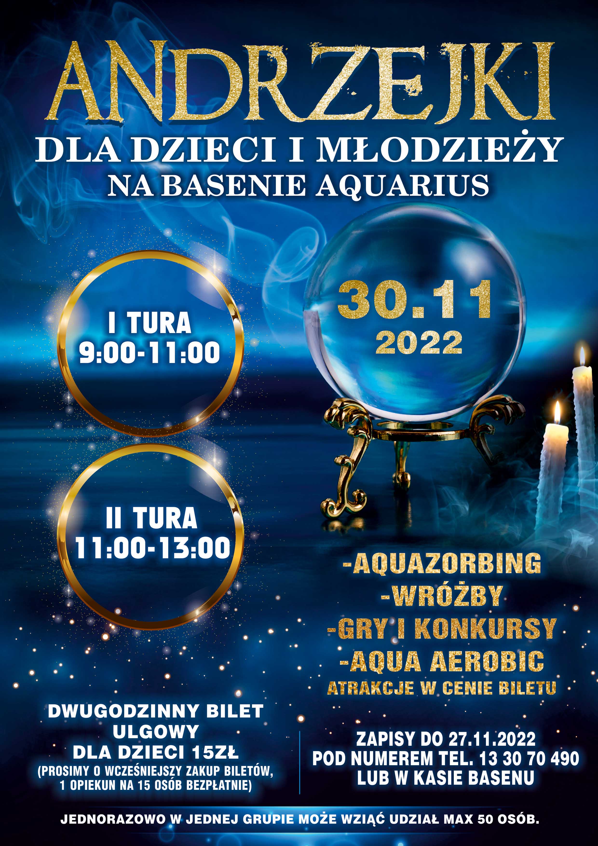 andrzejki na basenie 2022
